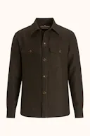 Regular Fit Herringbone Overshirt
