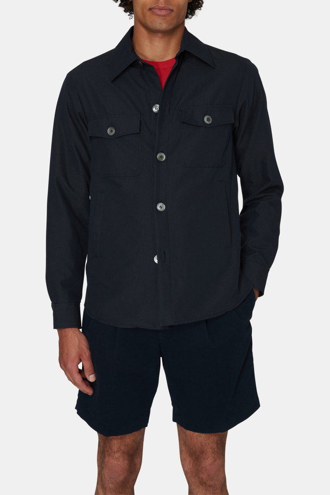 Regular Fit Overshirt Borstad Twill