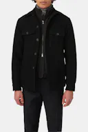 Regular Fit Overshirt Bouclé Wool