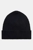 Knitted Herringbone structure hat