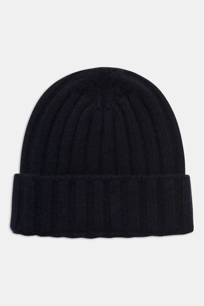 Knitted Rib structure hat
