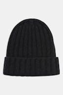 Strikket hue i kashmir