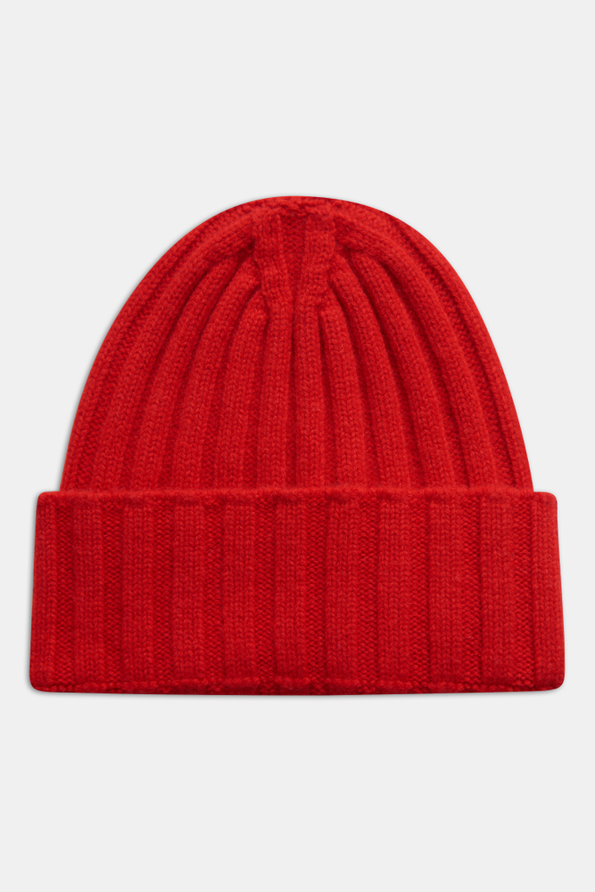 Knitted Rib structure hat