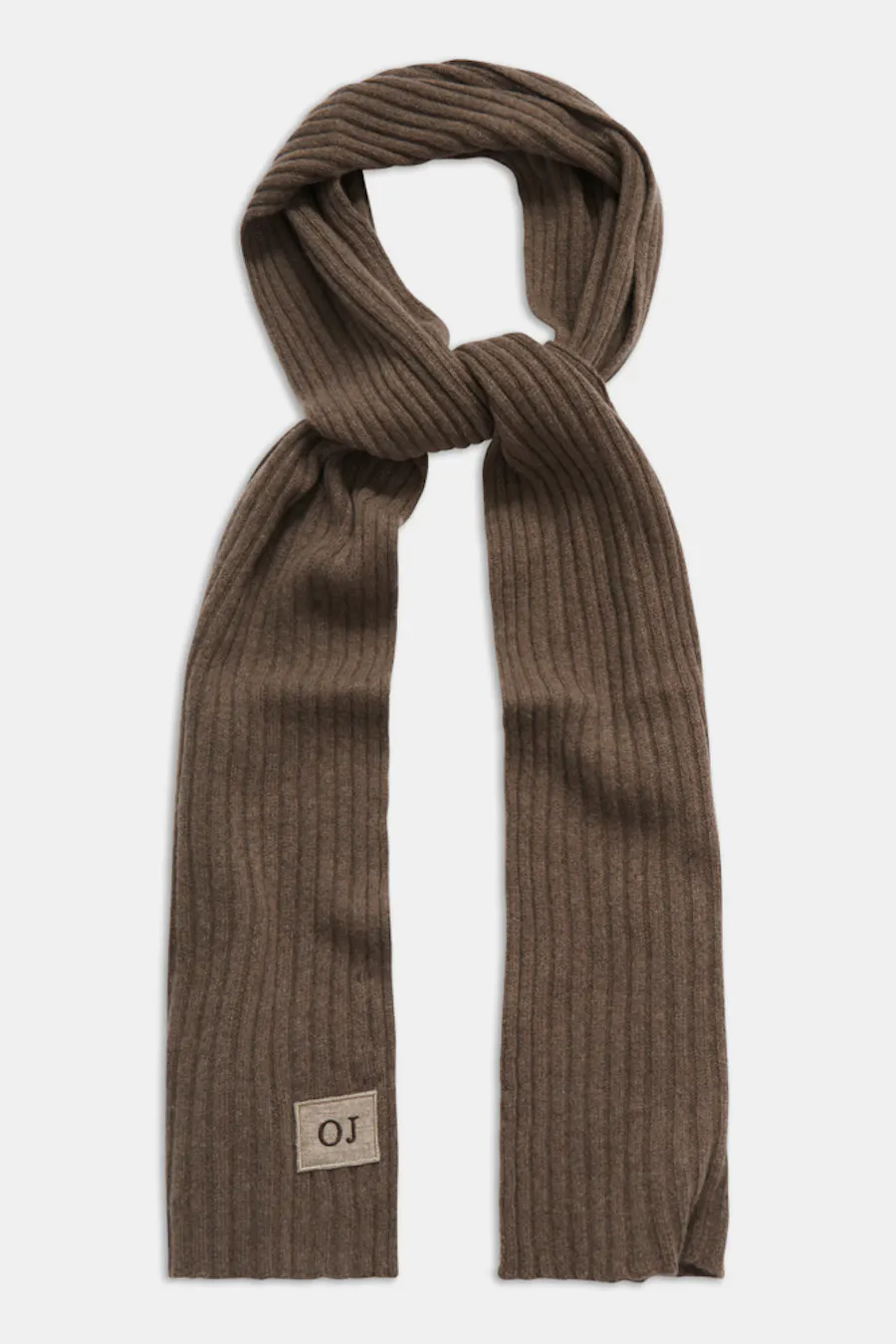 Knitted Brushed Cashmere Scarf