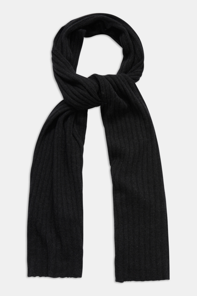 Knitted Brushed Cashmere Scarf