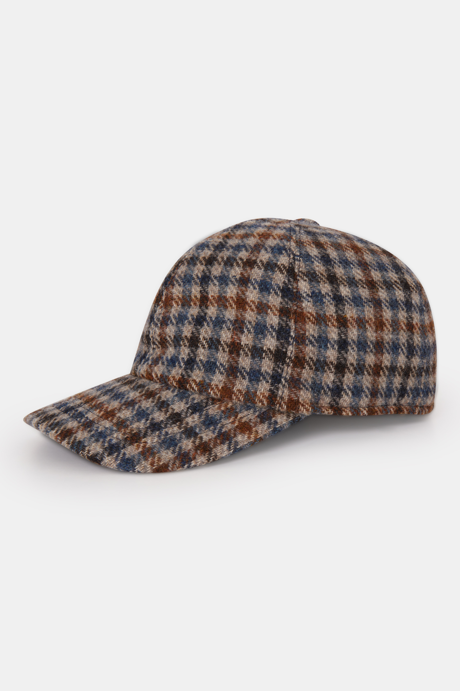 Baseball Tweed Cap - Dark blue | Oscar Jacobson