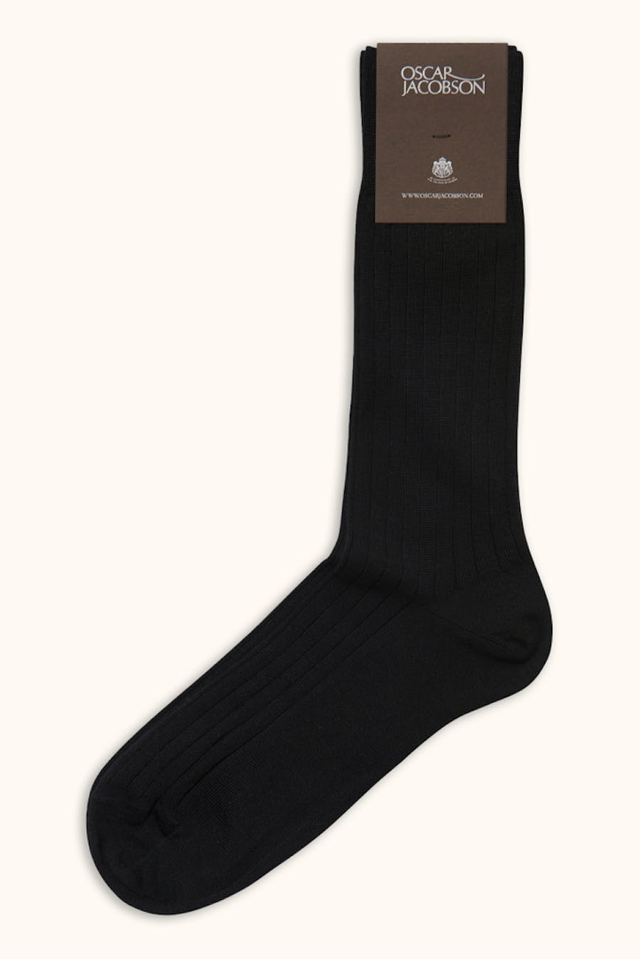 Mellanlånga Ribbade Ullstretch Strumpor