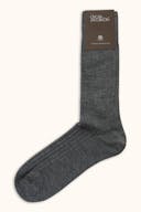 Mid-length Ribbed Wool Stretch Socks