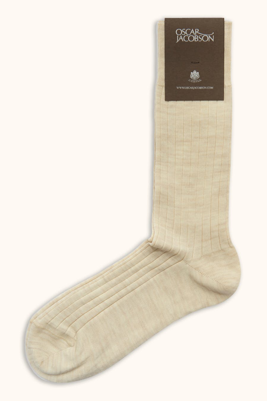 Middelslanga Ribbade Ullstretch Sokker