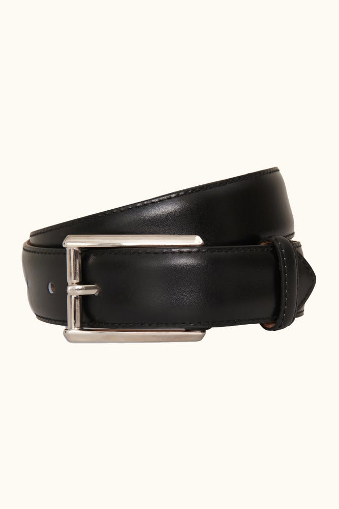 French Boxcalf Leather belt