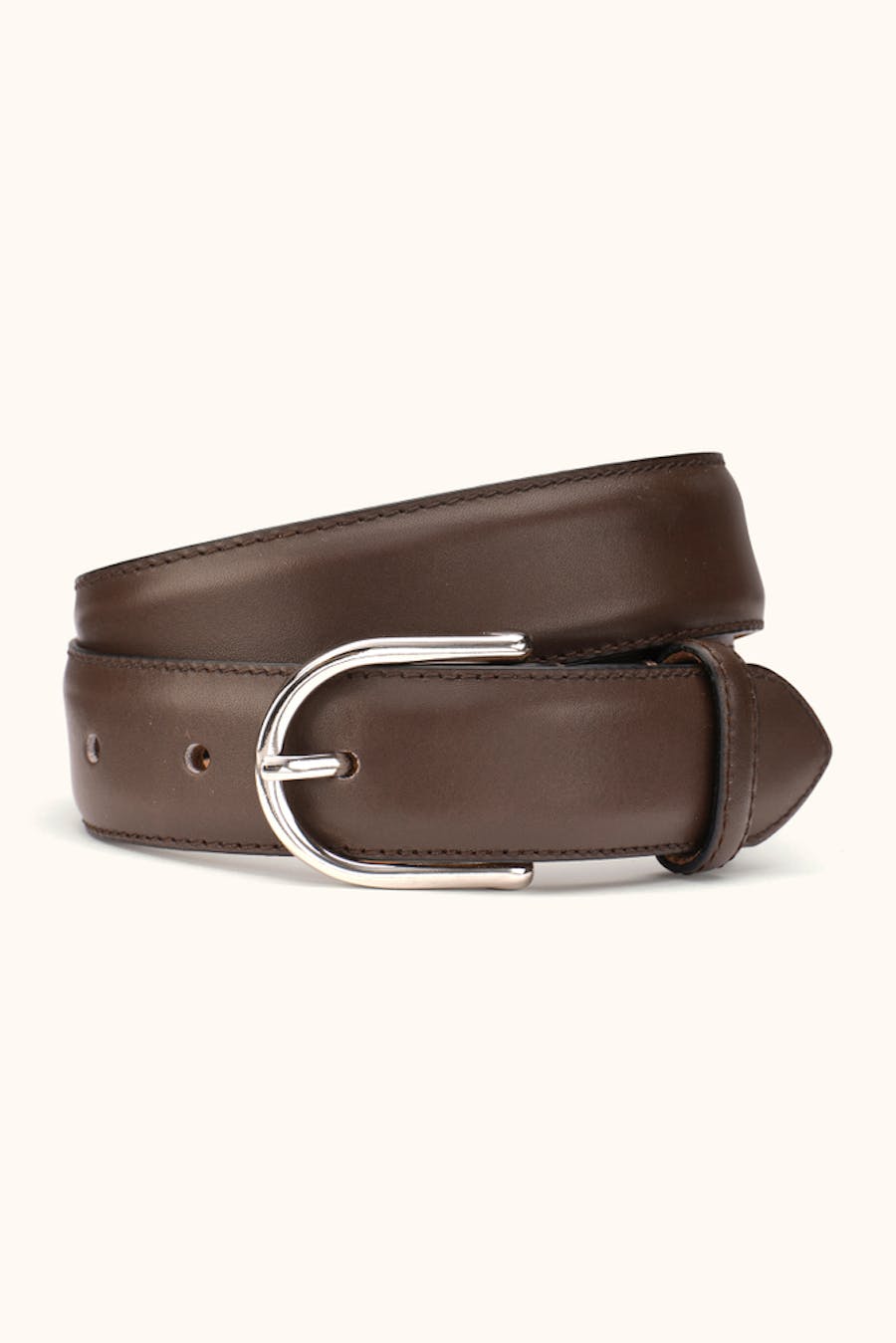 Round Buckle Bocalf Belt