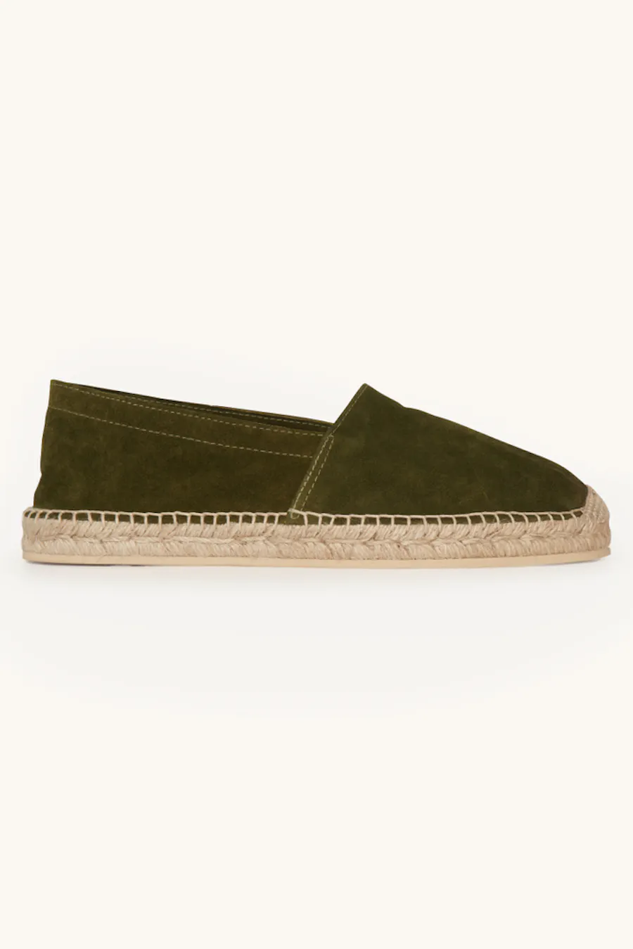 Suede Leather Espadrille