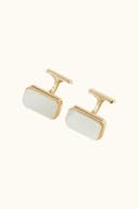 Rectangle Mother of Pearl Cufflink