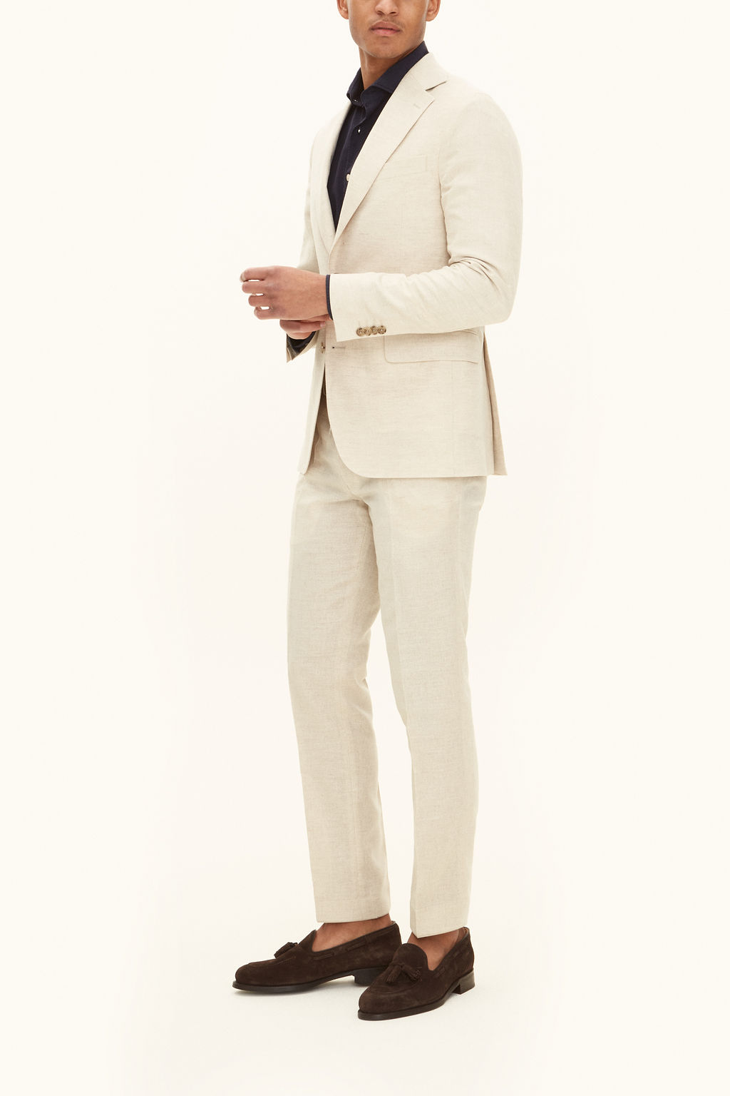 ジャケット・アウター 80s 90s EURO linen tailored jacket beige ジャケット・アウター 80s 90s EURO linen tailored jacket