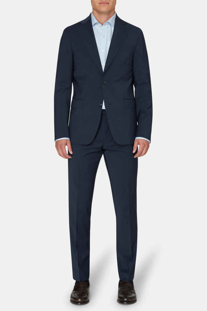 Slim Fit Microstructure Kostym