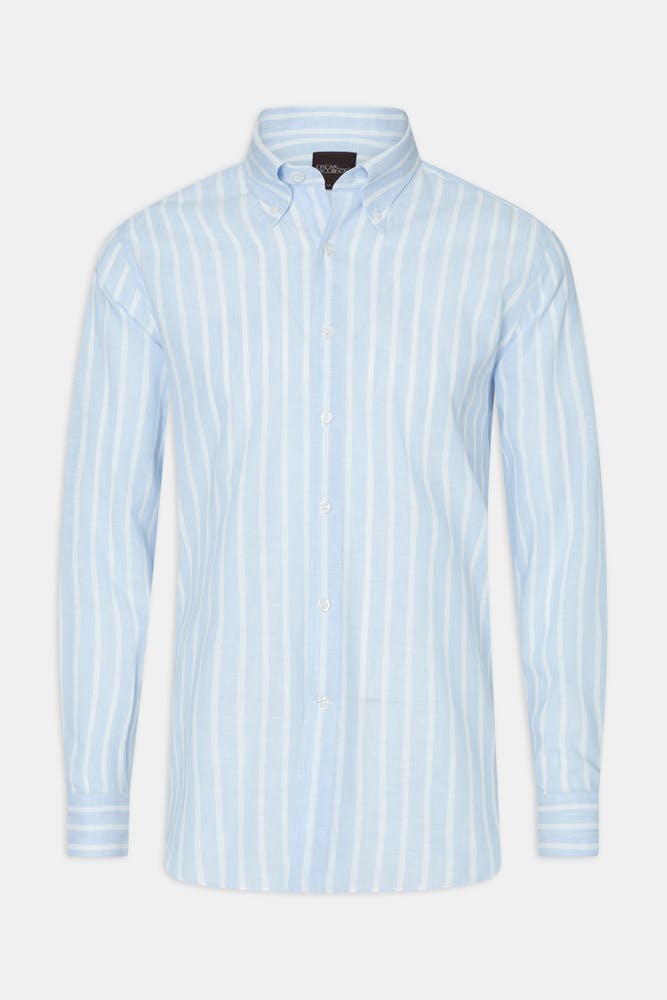 Regular Fit Button Down Skjorte Cottolin