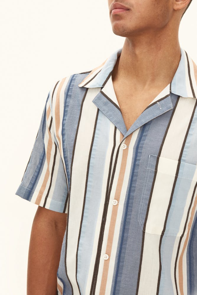 Regular Fit Stripete Skjorte