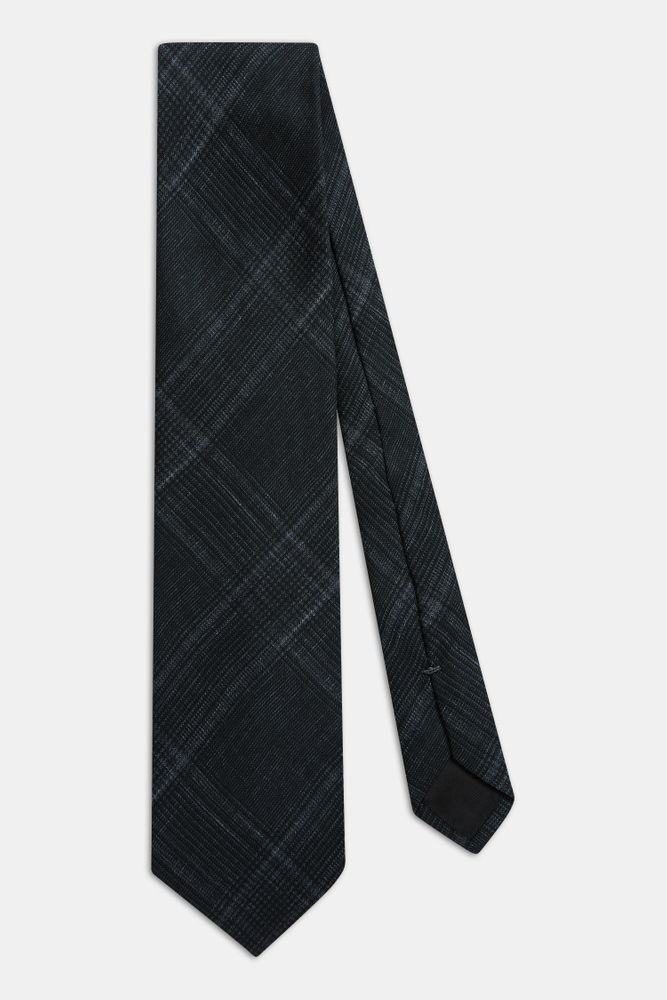 Checked Silk Tie