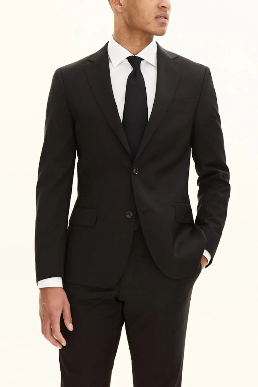 Slim Fit Microstructure Suit
