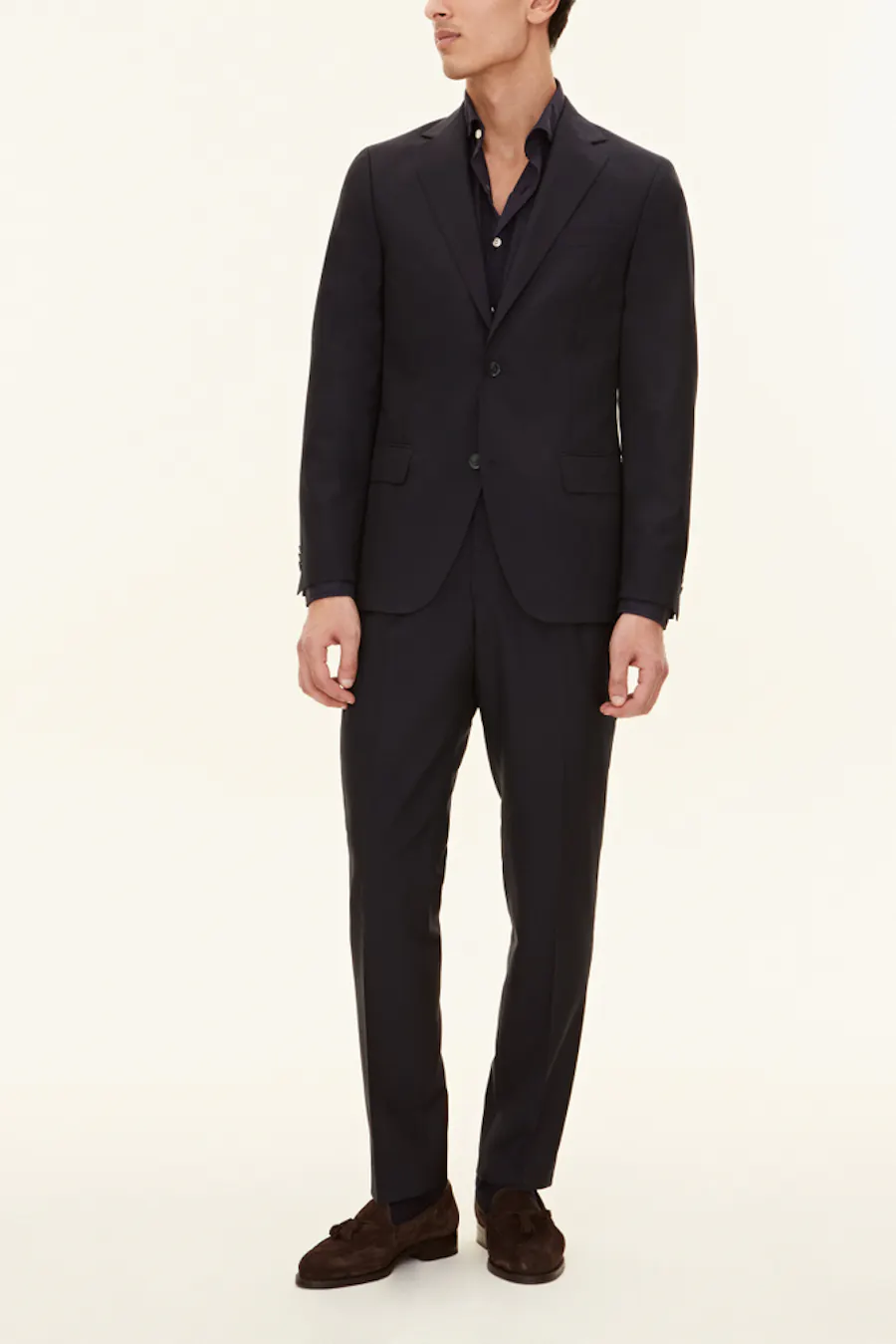 Slim Fit Microstructure Suit