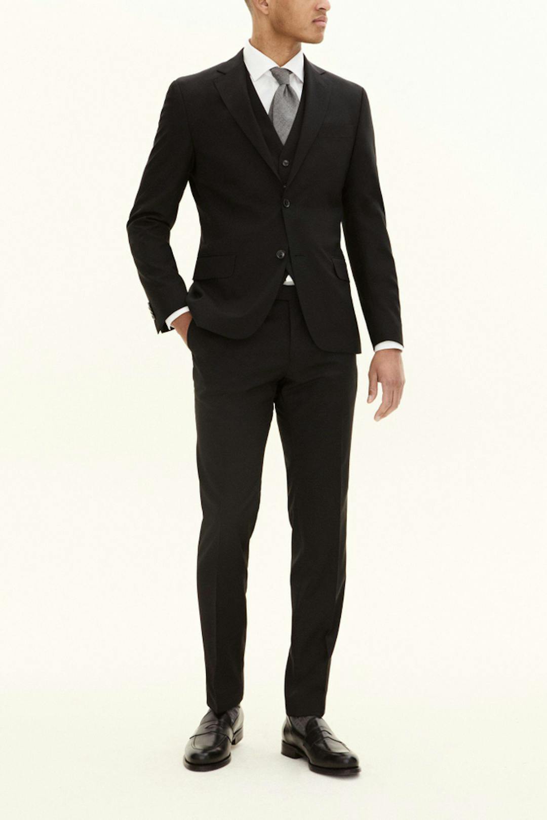 Slim Fit Microstructure Dress