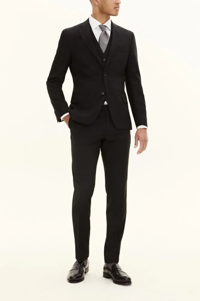 Slim Fit Microstructure Jakkesæt