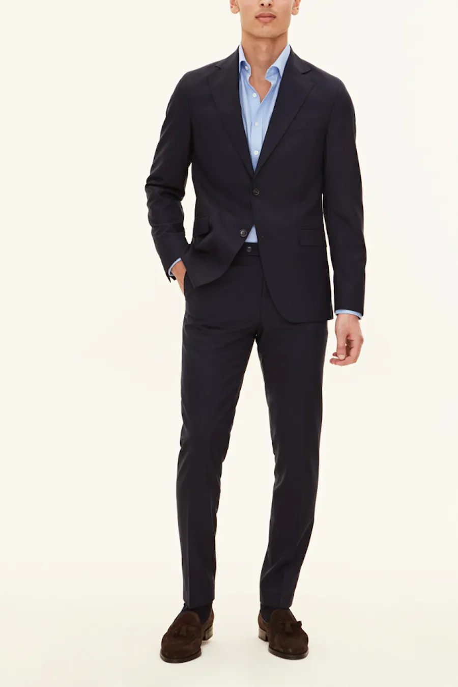 Slim Fit Microstructure Suit