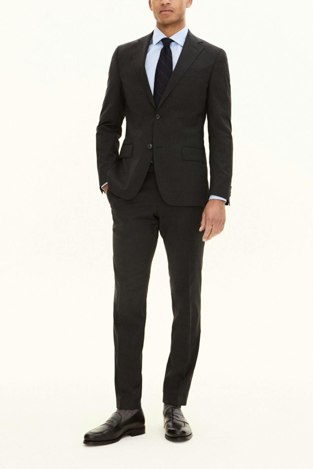 Slim Fit Microstructure Suit