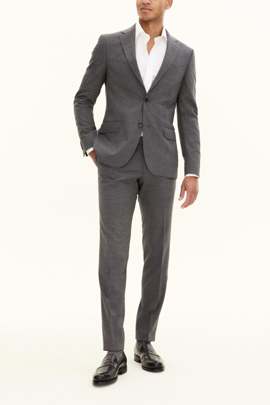 Slim Fit Microstructure Dress