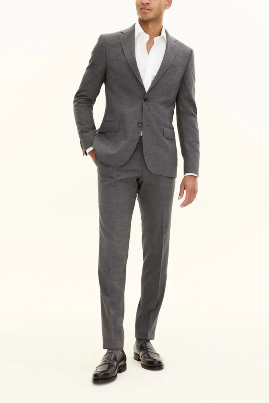 Slim Fit Microstructure Dress