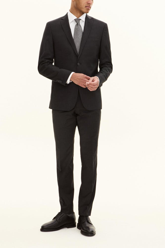 Regular Fit Microstructure Jakkesæt