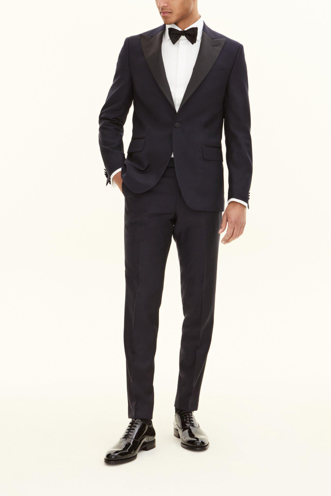 Regular Fit Microstructure Smokingkostym