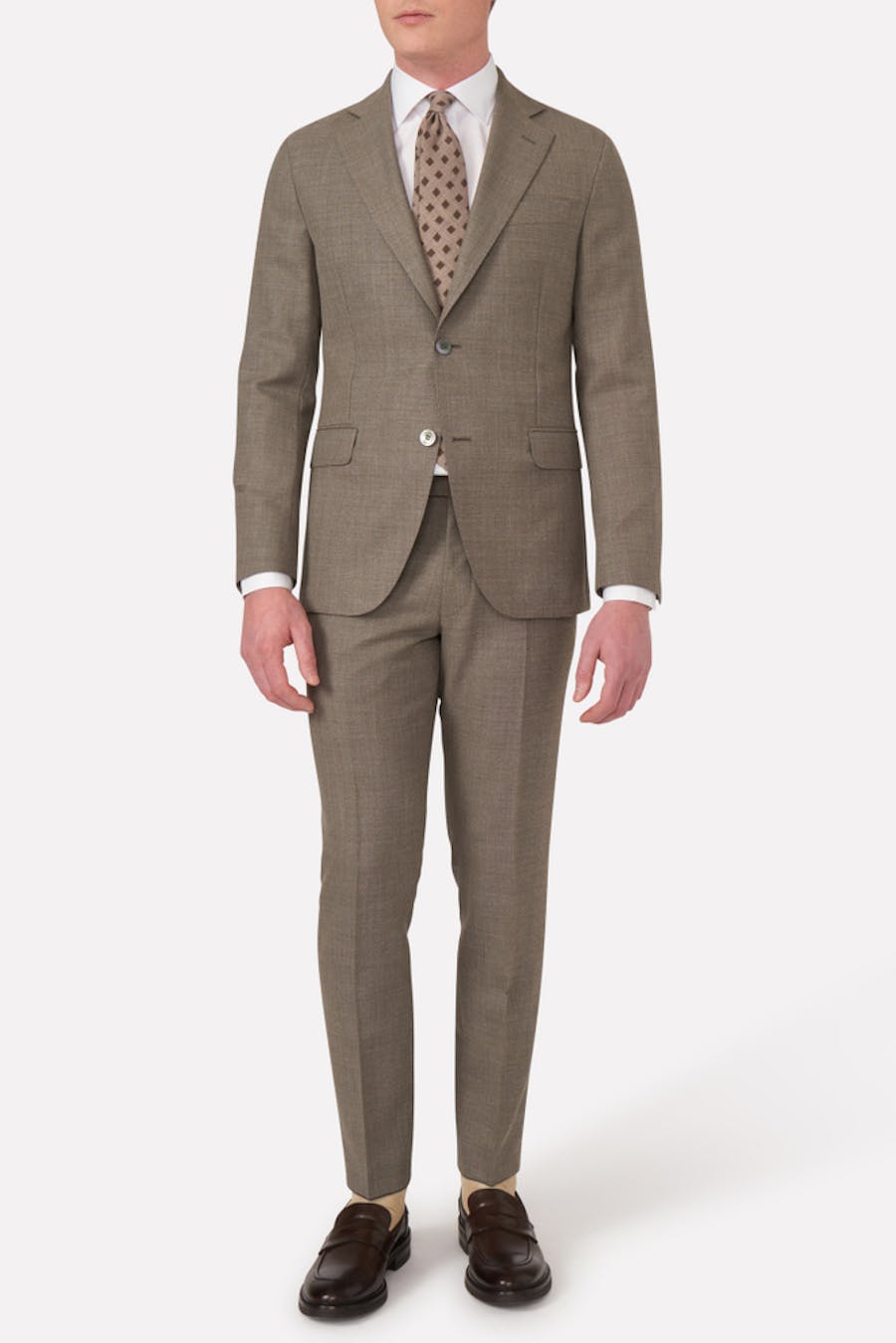 Regular Fit Tropical Wool Dress