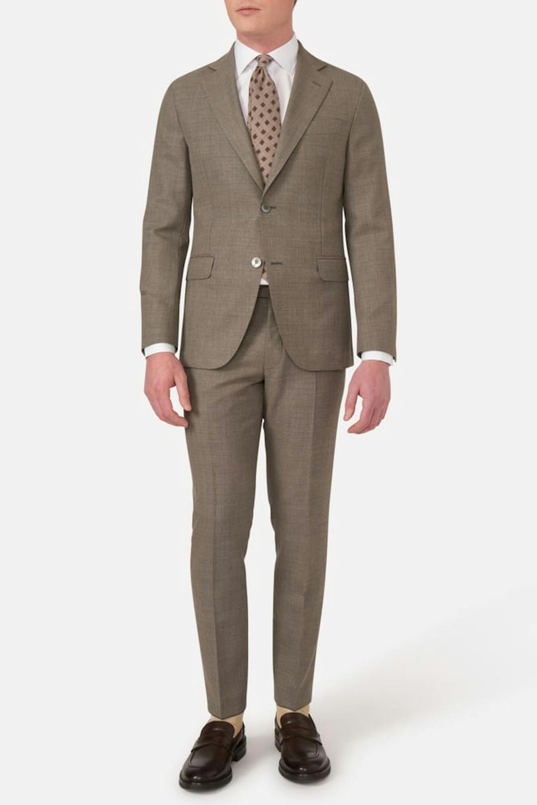 Regular Fit Tropical Wool Suit
