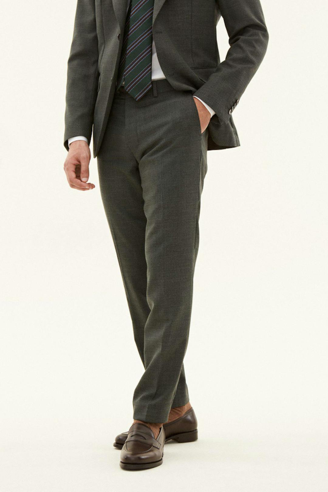 Regular Fit Tropical Wool Suit