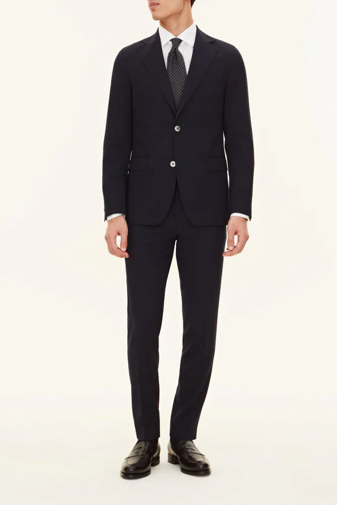 Slim Fit Tropical Wool Kostym