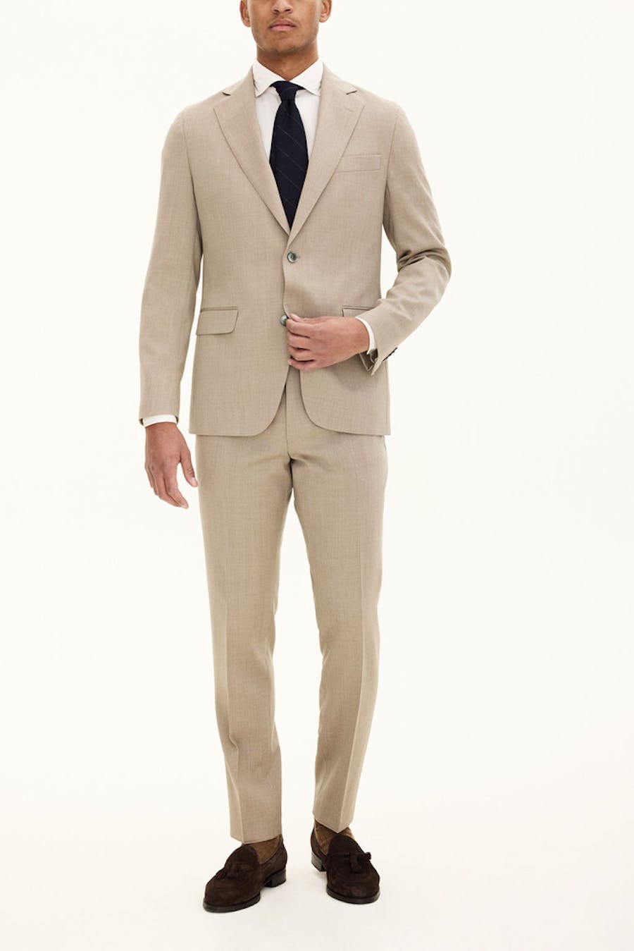 Regular Fit Tropical Wool Dress