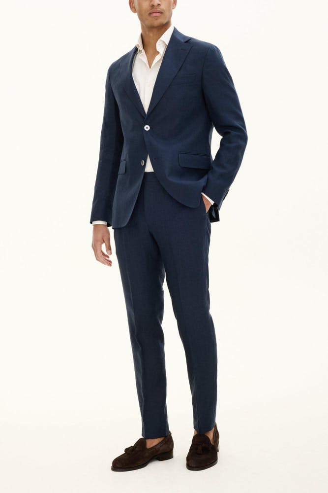 Regular Fit Hørjakkesæt