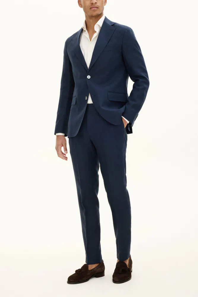 Regular Fit Linnekostym