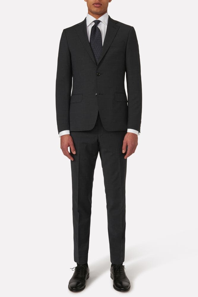Slim Fit Microstructure Suit