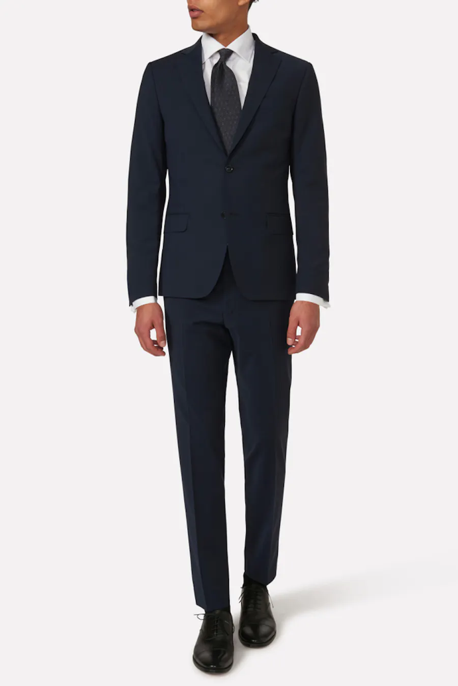 Slim Fit Microstructure Dress