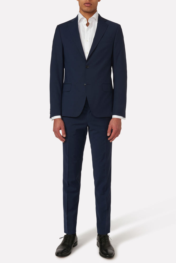 Slim Fit Microstructure Dress