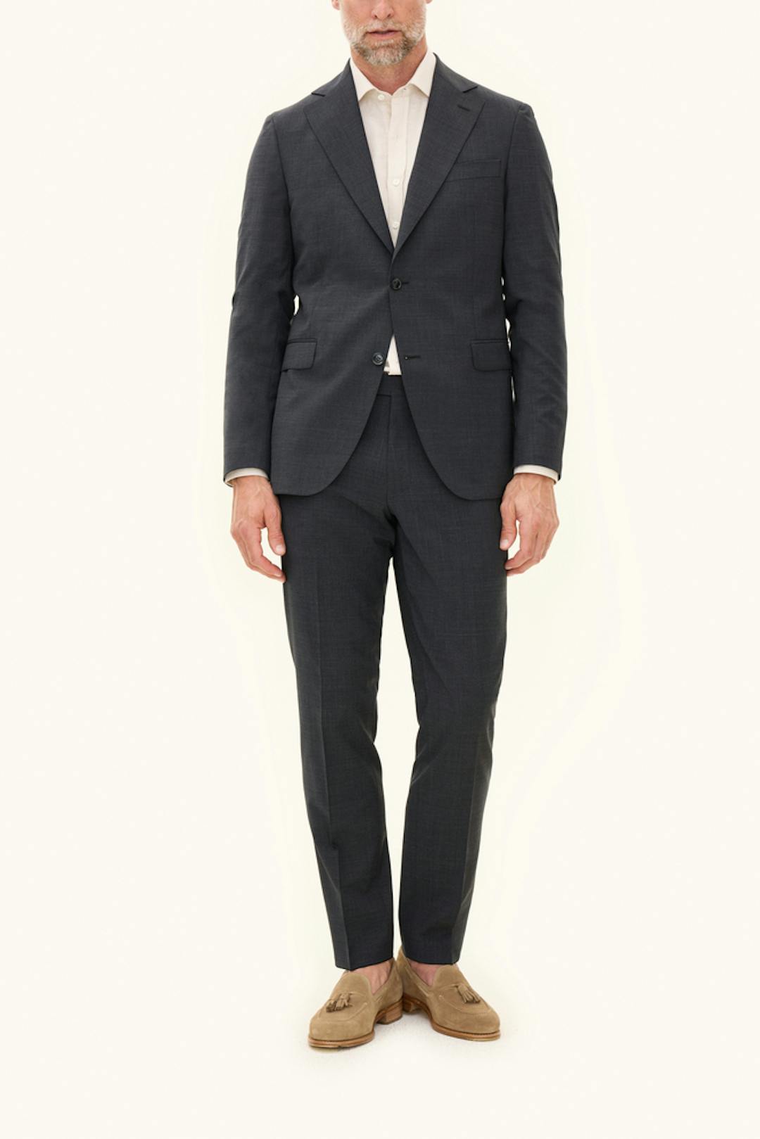 Slim Fit Microstructure Jakkesæt