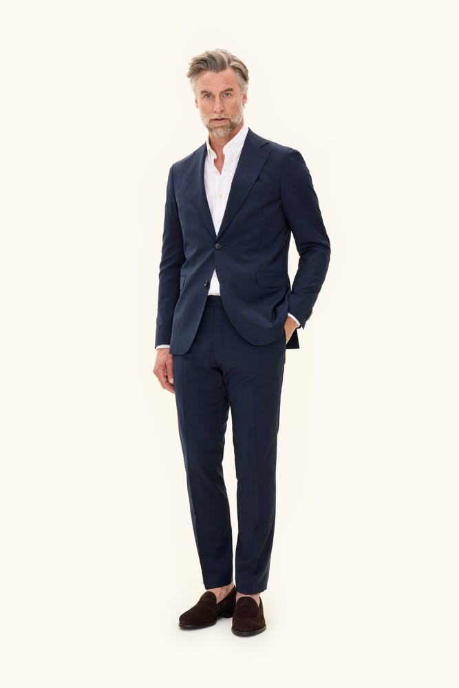 Slim Fit Microstructure Dress