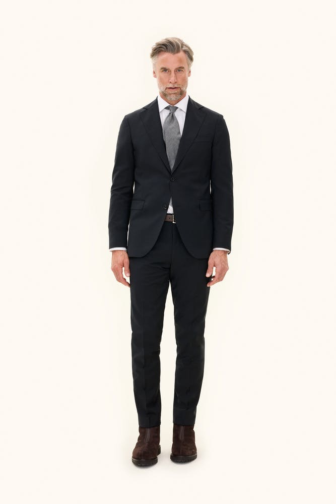 Slim Fit Microstructure Jakkesæt