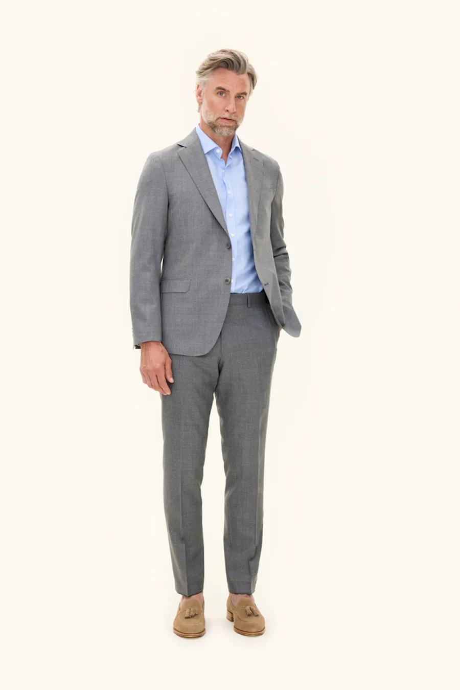 Regular Fit Sharkskin Dress