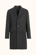 Regular Fit Frakke Børstet Uld