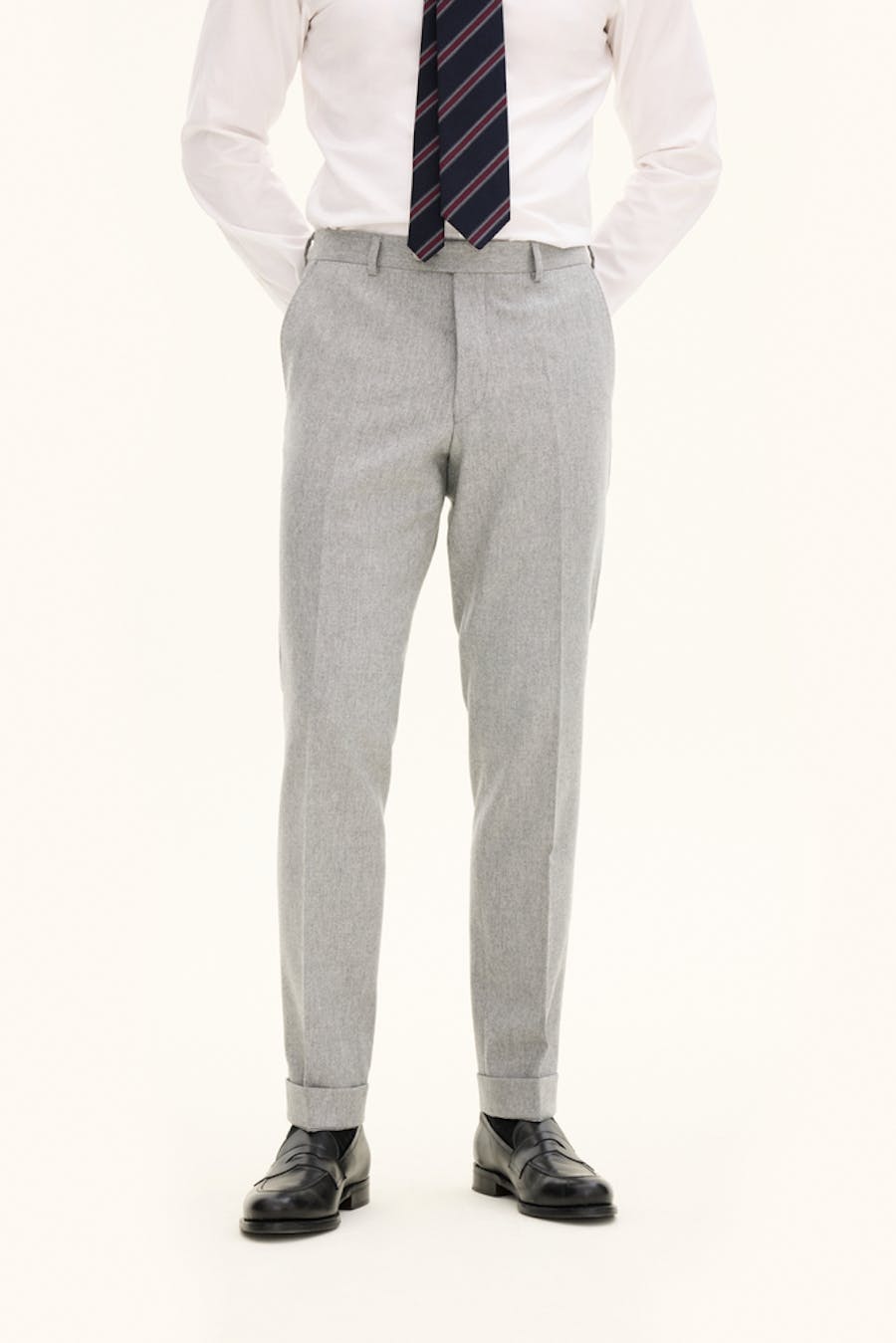 Slim Fit Flanellbukser