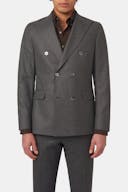 Regular Fit Dobbeltspent Flanellblazer