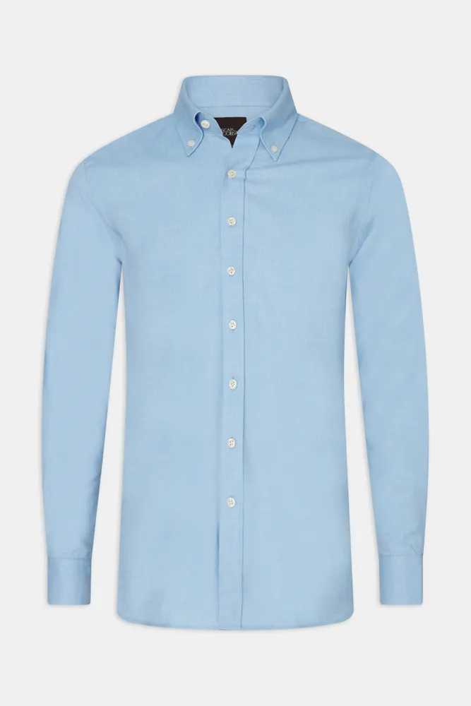 Slim Fit Button Down Flannelskjorte